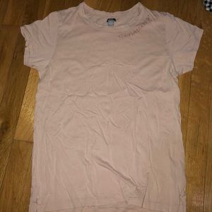 Baby pink Aerie tee-shirt